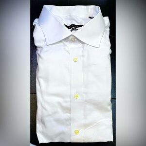 SEAN JOHN tailored fit white button down shirt
